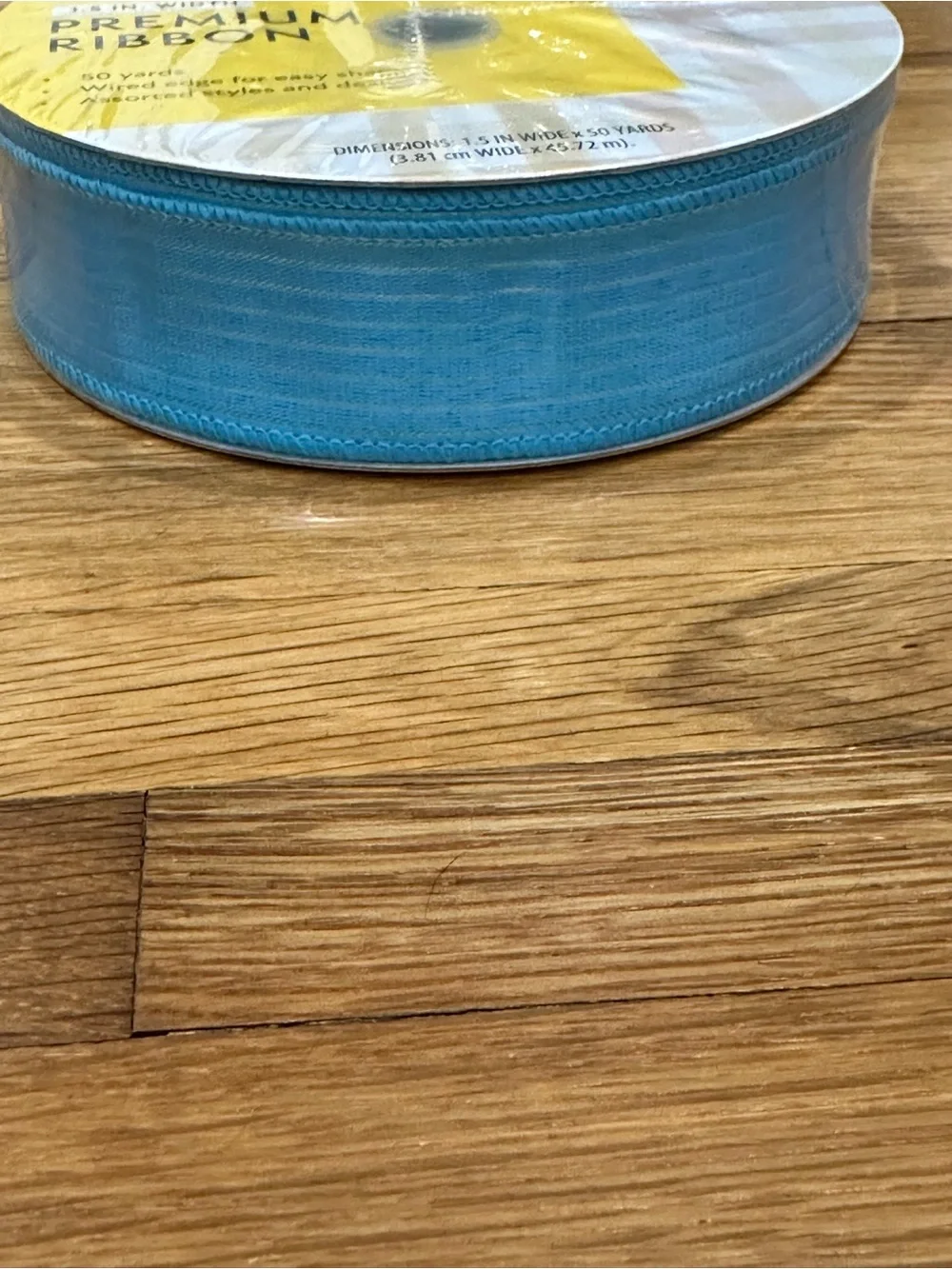 Blue Stripes Decorative Premium Ribbon 1.5”X50 Yards *NEW
